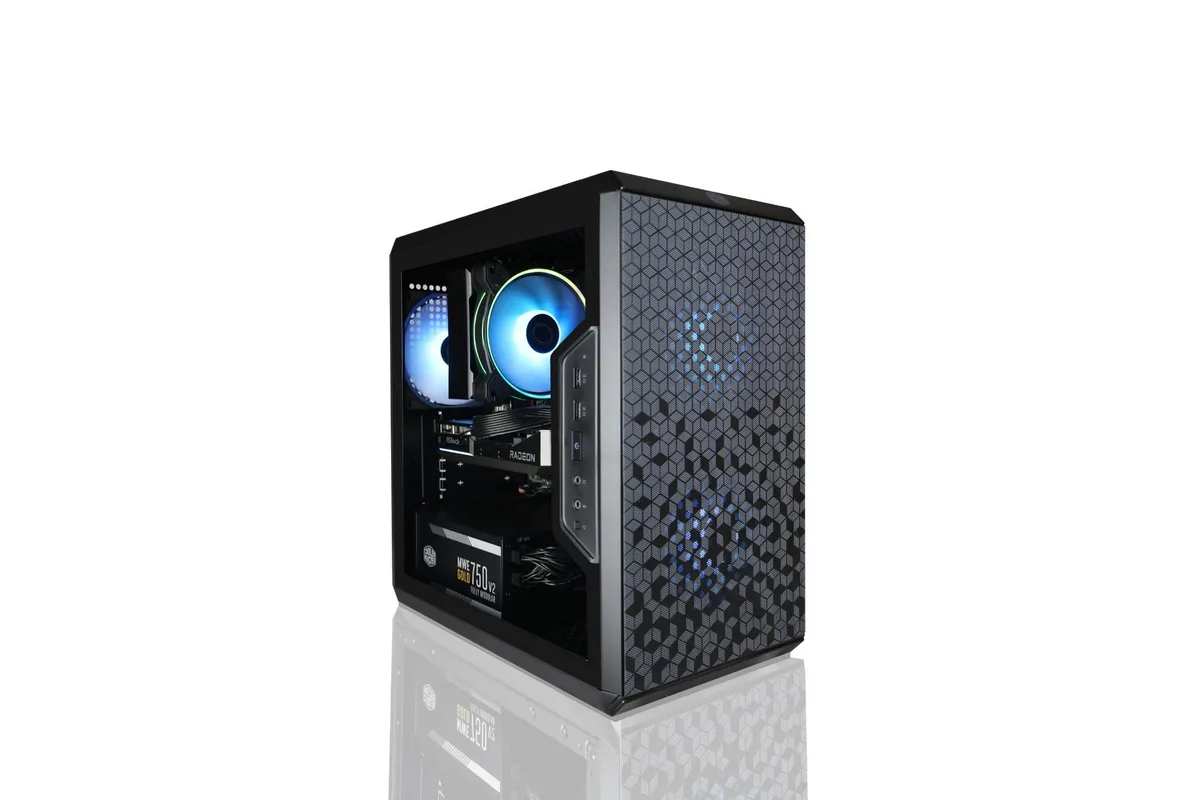 AVGPC AVGPC Q-Box Gaming PC Ryzen 5 5600X RTX 3060 12GB 16GB DDR4 480GB SSD 240mm Cooler — product photo