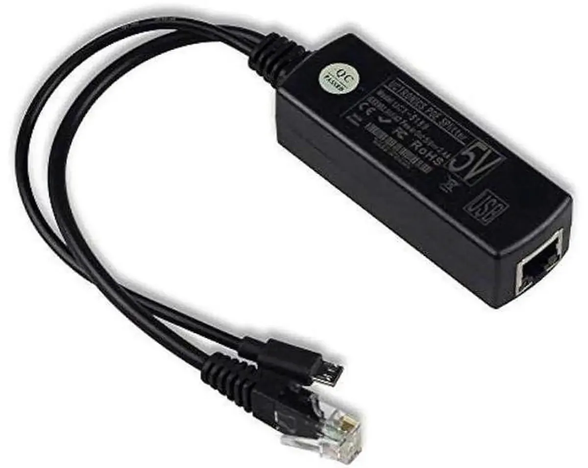 SMUGDESK SMUGDESK Active PoE Splitter 48V to 5V 2.4A Micro USB 802.3af — product photo