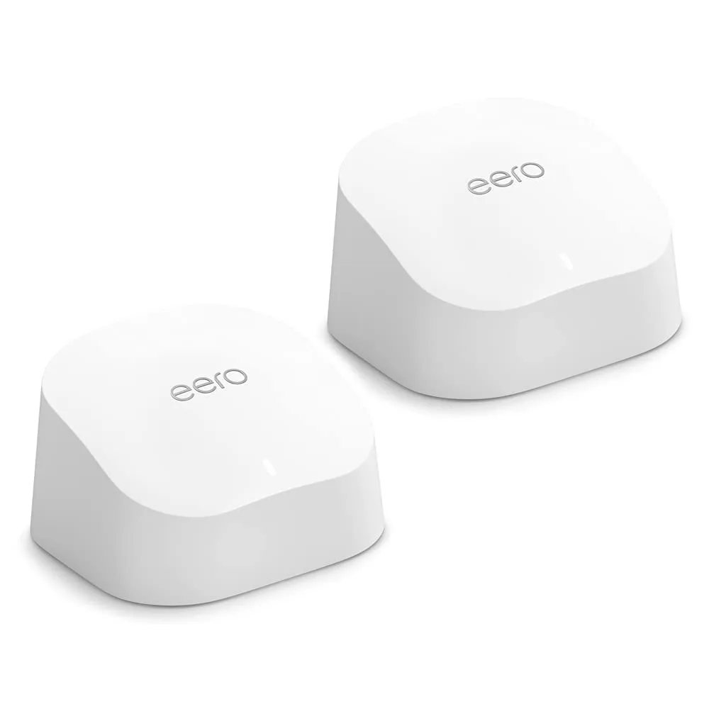 eero eero mesh Wi-Fi system 2-pack 3000 sq ft coverage — product photo