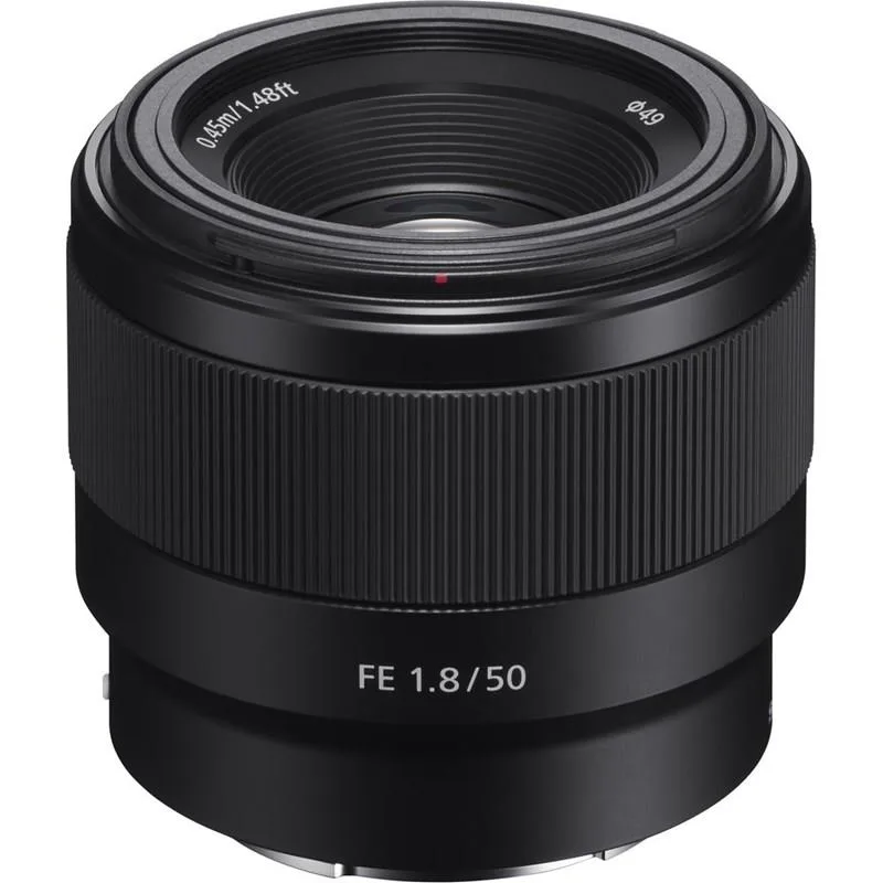 Sony Sony 50mm f/1.8 FE Lens SEL50F18F/2 camera lens — product photo