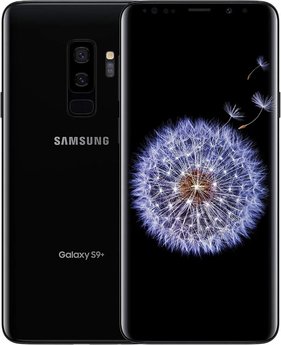 SAMSUNG SAMSUNG Galaxy S9+ 64GB Midnight Black cell phones - unlocked — product photo