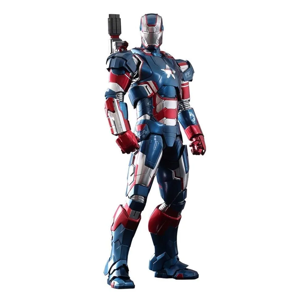 Hot Toys Hot Toys Iron Patriot Iron Man 3 MMS195 1/6 Scale Action Figure — product photo