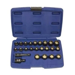 Westward Westward 4PRF3 3/8" Drive Impact Socket Set 24 pcs SAE Metric 6-Point — product photo
