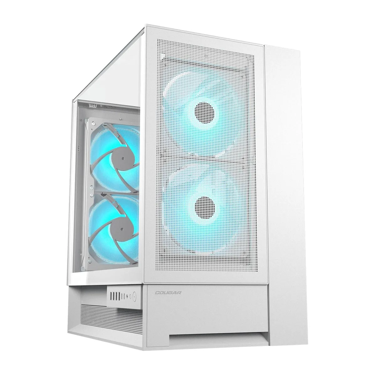 COUGAR COUGAR OmnyX White Mid Tower PC Case 160mm Fan x4 380mm GPU 170mm CPU Cooler 200mm PSU — product photo