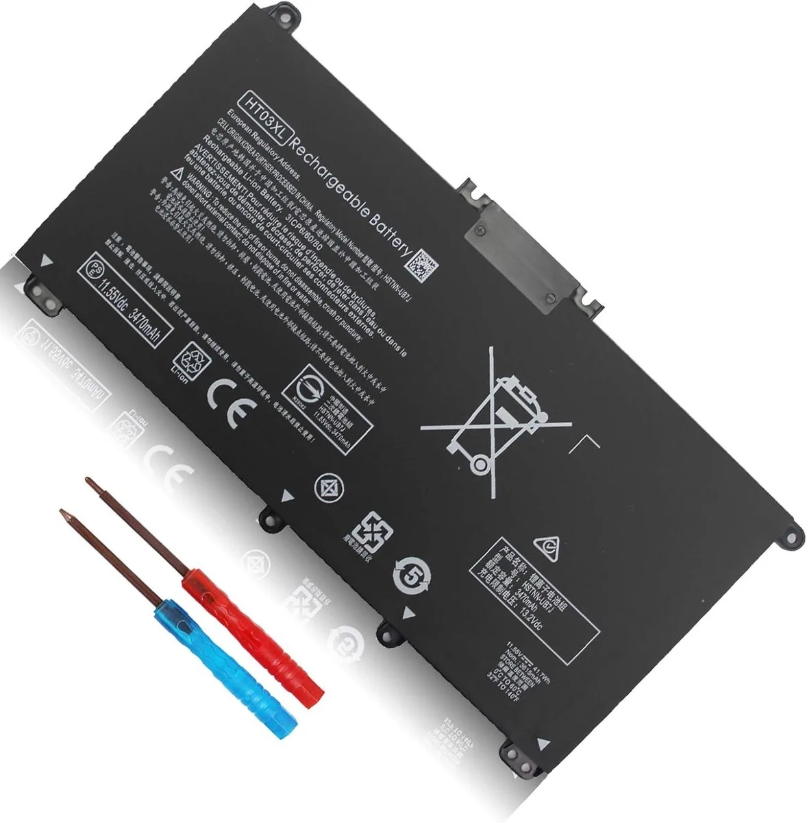 TAURKENAM TAURKENAM HT03XL 41.7Wh 11.55V 3-cell laptop battery — product photo