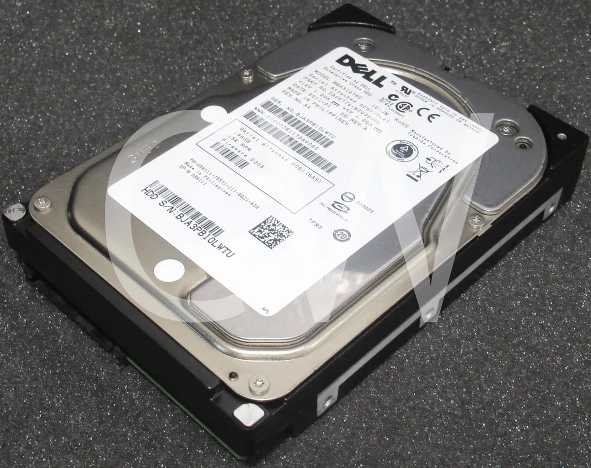 DELL DELL MBA3147RC 146GB 15000RPM 3.5 SAS 16MB internal hard drive — product photo
