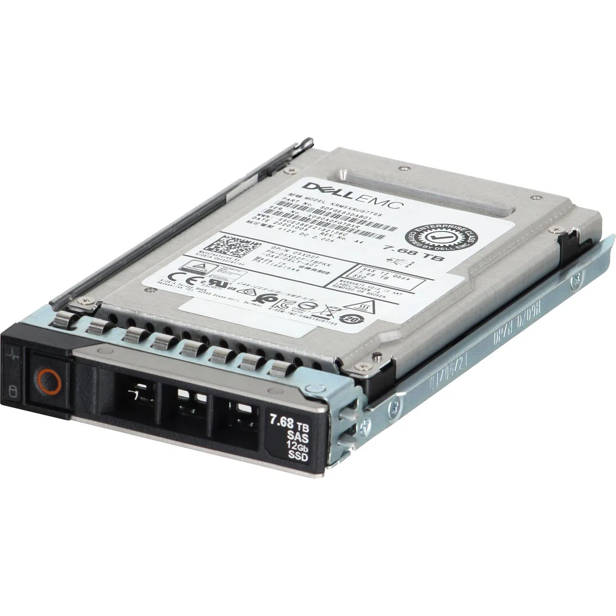 DELL DELL 5XD2F 7.68TB 12Gbps SAS 2.5 enterprise SSD — product photo