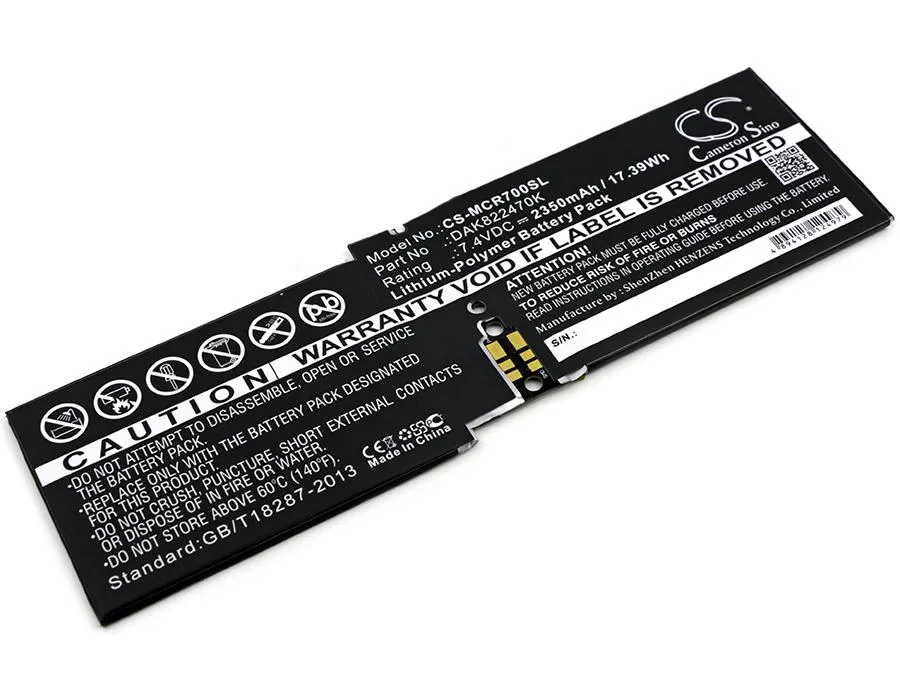 Cameron &amp; Co Cameron &amp; Co Battery DS-CS-MCR700SL 7.4V 2350mAh 17.39Wh Li-Polymer Black — product photo