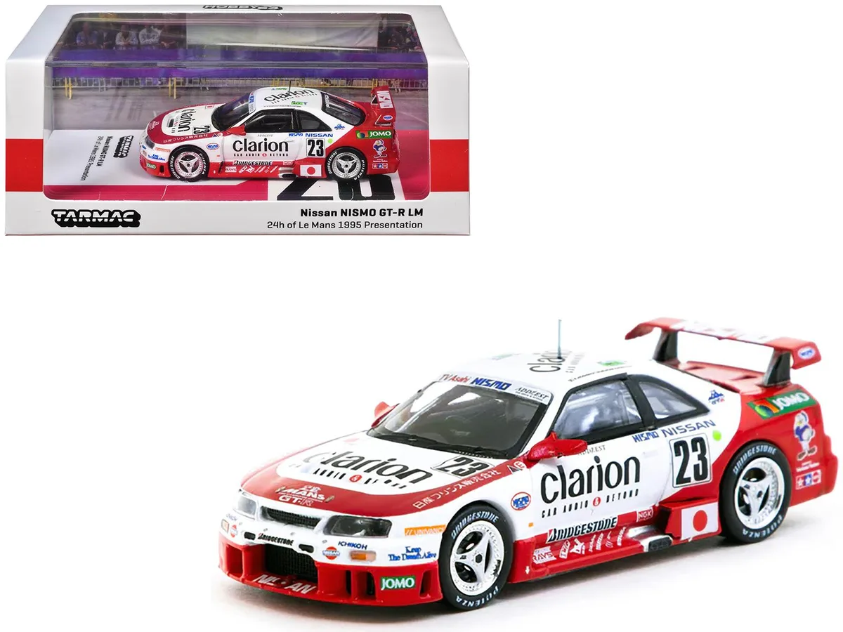 Tarmac Works Tarmac Works Nissan NISMO GT-R LM #23 "Presentation" 1/64 Diecast Hobby Collectible — product photo