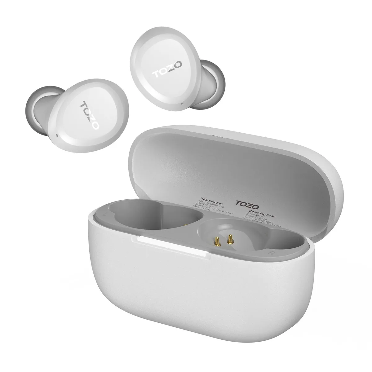 TOZO Store TOZO Store A1 Matte White In-Ear Earbuds 3.7g Bluetooth 5.3 — product photo