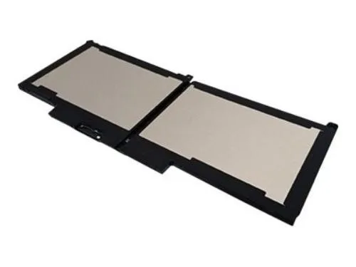 Rectangular black lithium-ion battery pack with label showing 60WHr 7.6V