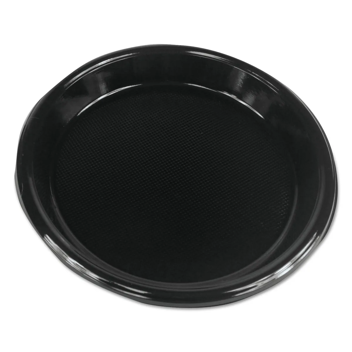 Boardwalk Boardwalk BWKPLHIPS10BL 10.00" Plate Black 500/Carton — product photo