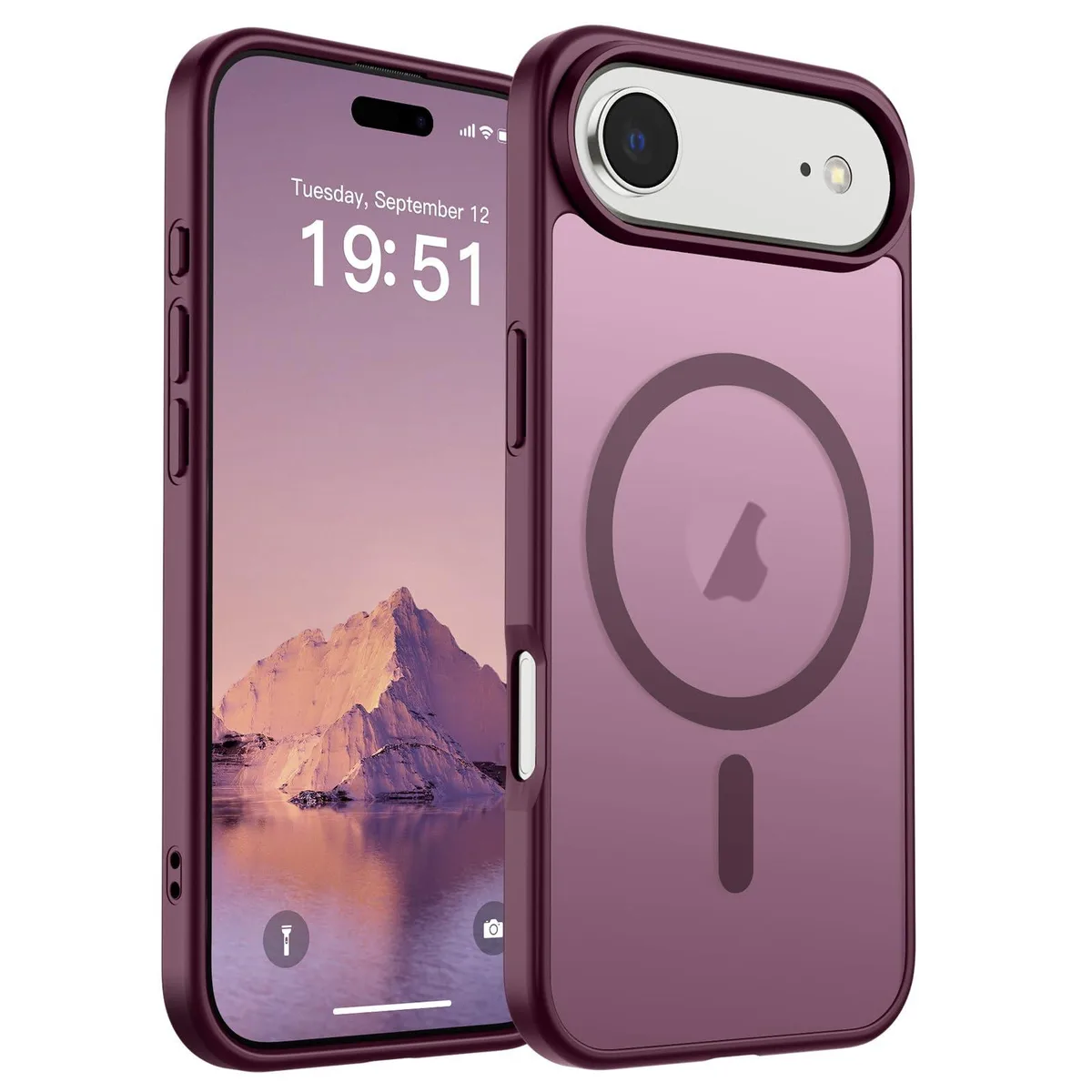 KEHIPI KEHIPI Magnetic Case iPhone Air Wine Red MagSafe 10ft Drop 2025 — product photo