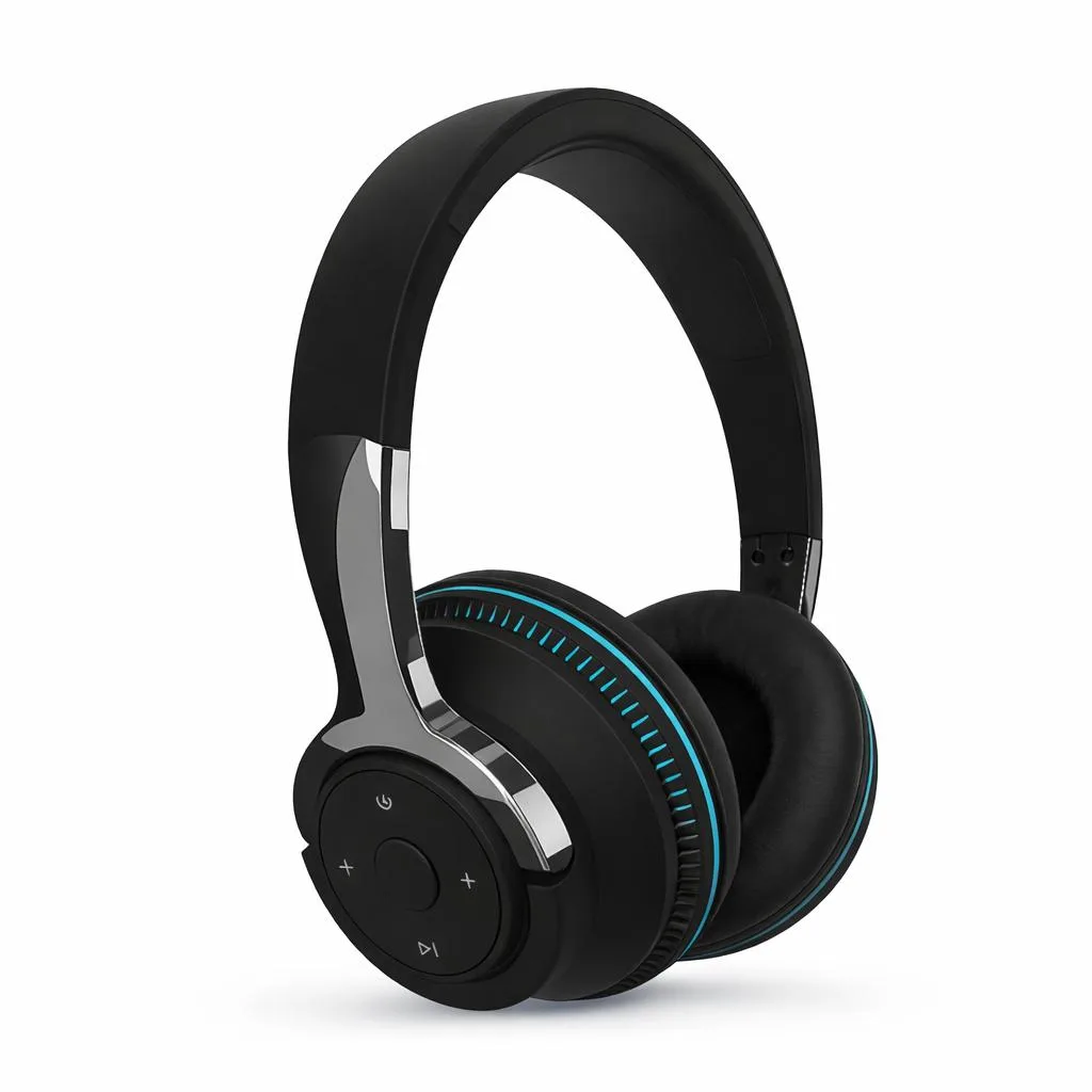The Perfect Part The Perfect Part Type 565 Bluetooth 5.1 Over-Ear Headset Black — product photo