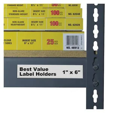 C-Line C-Line 87627 Self-Adhesive Label Holder 1" Clear PK50 — product photo