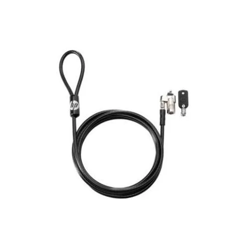 HP HP T1A62UT Keyed Cable Lock 10 mm 3.94 ft 360° Swivel — product photo
