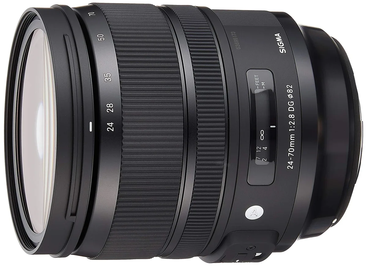 SIGMA SIGMA 24-70mm f/2.8 DG OS HSM Art Lens for Canon camera lens — product photo