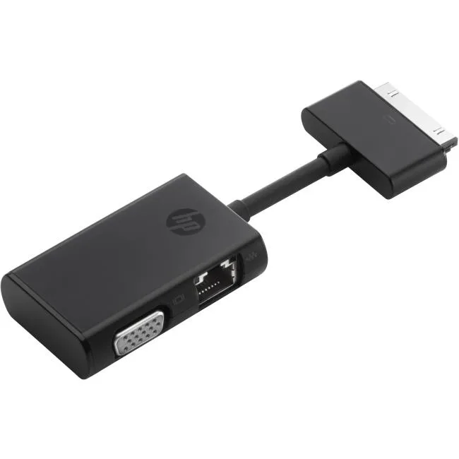HP HP G7U78AA Dock Connector to Ethernet &amp; VGA Adapter — product photo
