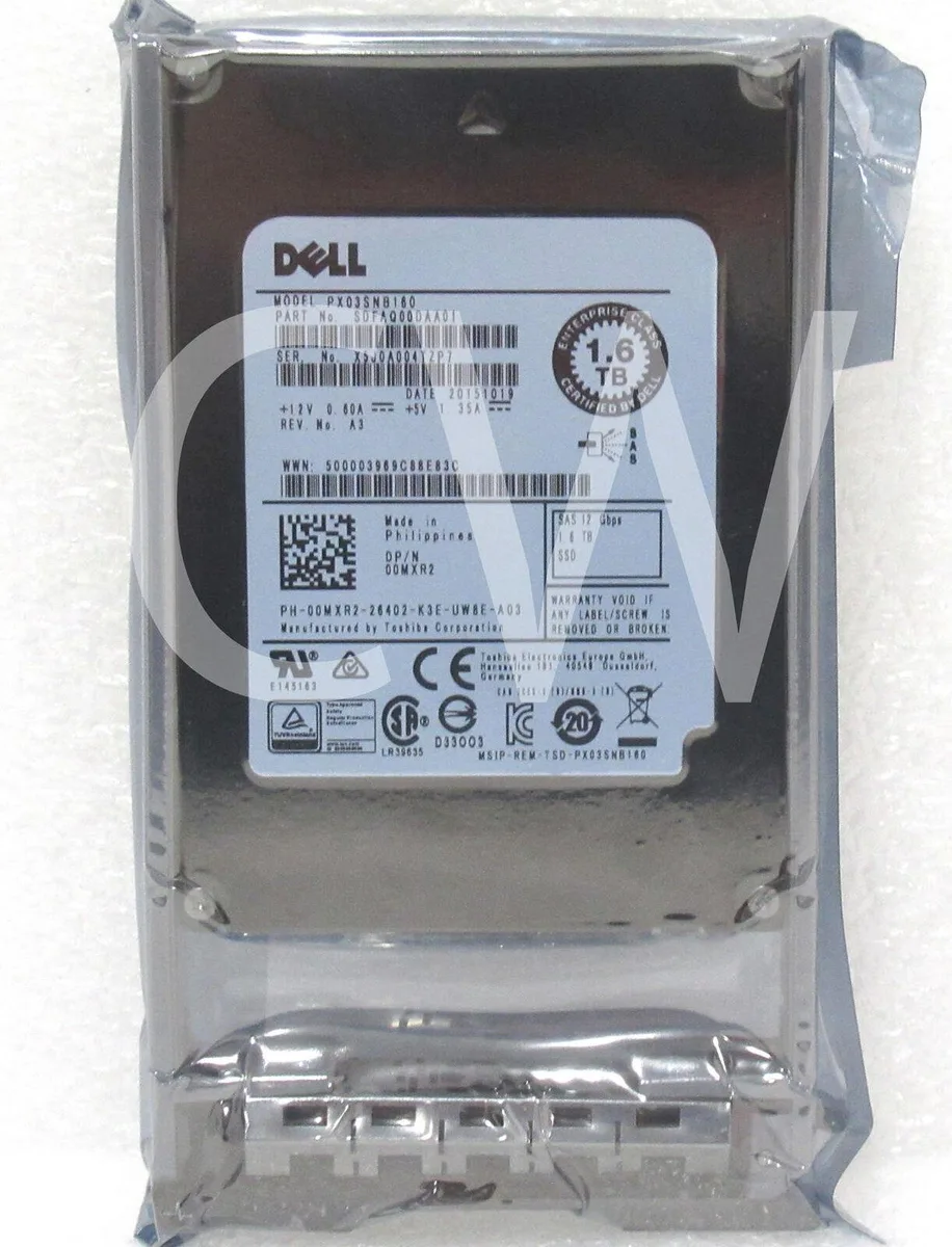 DELL DELL PX03SNB160 1.6TB 12G SAS 2.5" internal hard drive — product photo