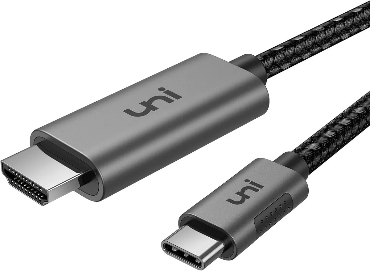 PISKEKAT PISKEKAT USB C to HDMI Cable 10ft 4K@60Hz Aluminum Thunderbolt — product photo