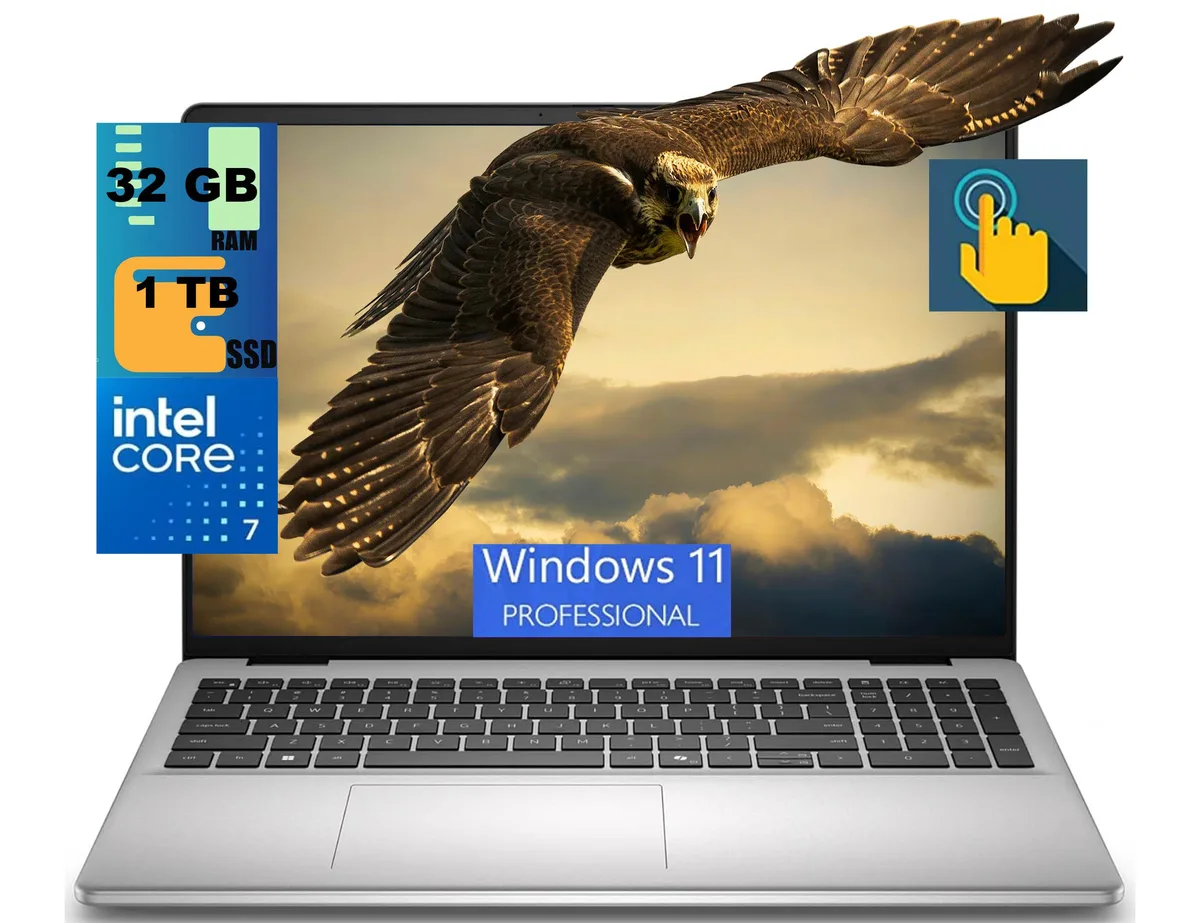 DELL DELL Raider 16 Laptop Core 7 150U 32GB 1TB Touchscreen Silver — product photo