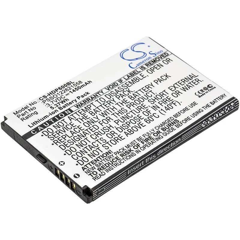 Centenex Electronics Centenex Electronics DS-CS-HDP600BL barcode scanner battery 3.7V 1.45Ah Li-ion black — product photo
