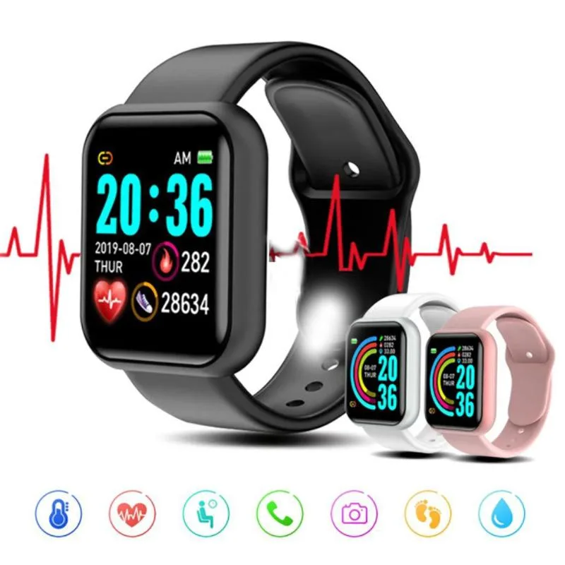 allentian allentian Y68 Smart Bracelet 44mm Black 32g — product photo