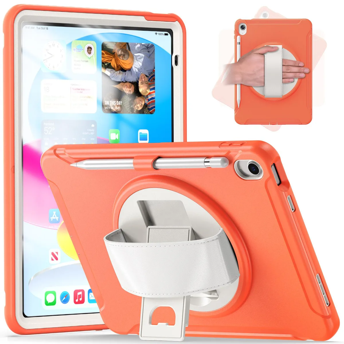 Werleo Werleo iPad 10th Gen 10.9 2022 Case Orange — product photo