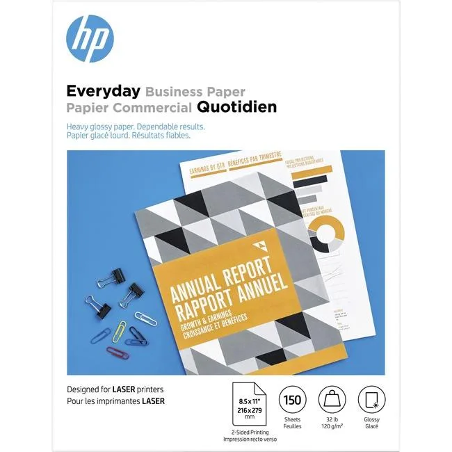 HP HP 4WN08A Everyday Business Glossy Paper 32 lb 8.5 x 11 in 150 sheets — product photo