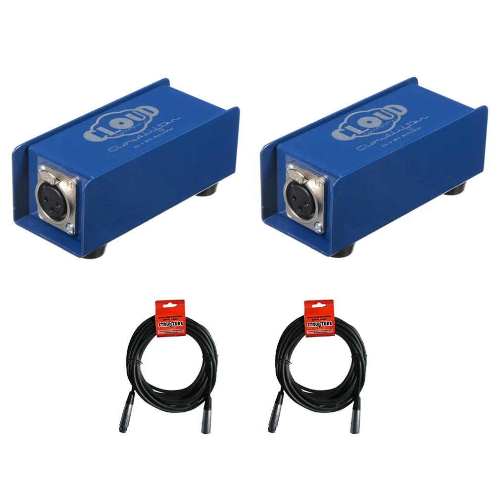 Cloud Microphones Cloud Microphones Cloudlifter CL-1 Mic Activator 2-Pack with XLR Cables — product photo