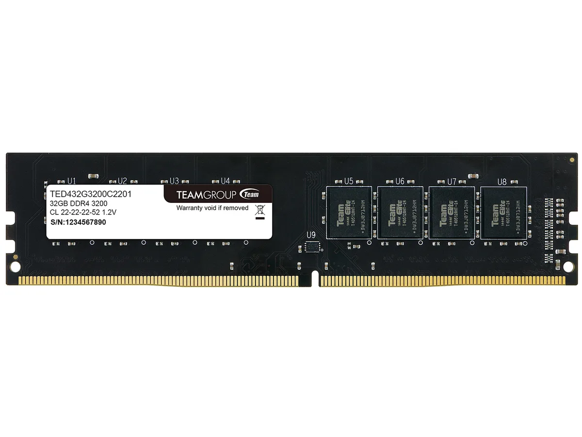 Team Group Team Group TED432G3200C2201 32GB DDR4 3200 CL22 desktop RAM — product photo