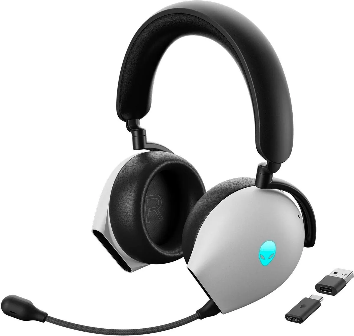DELL DELL Alienware AW920H-L Tri-Mode Wireless Gaming Headset Lunar Light — product photo