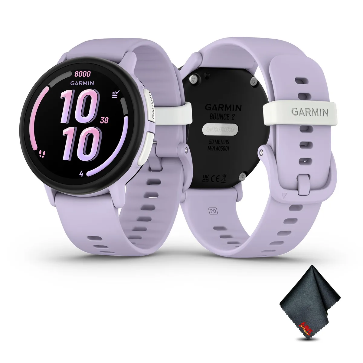Garmin Garmin Bounce 2 Kids Smartwatch Light Purple 1.3 .48 612 — product photo