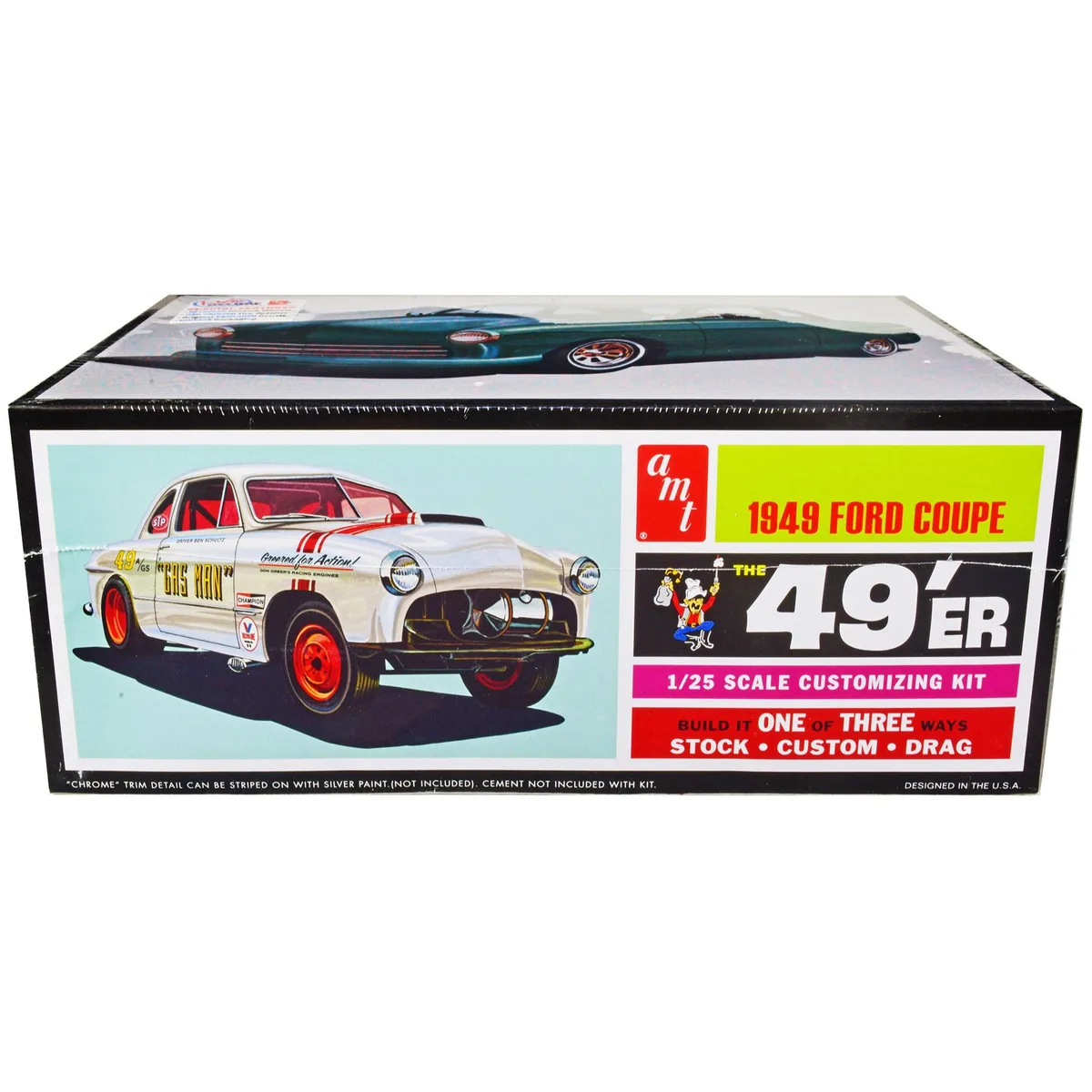 AMT AMT 1/25 Scale 1949 Ford Coupe "The 49'er" 3-in-1 Model Kit — product photo