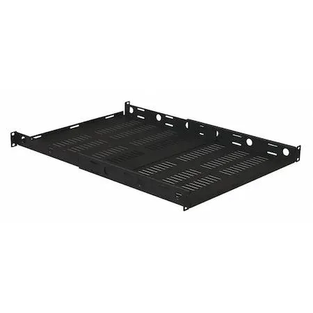 Video Mount Products Video Mount Products ERS1U4P 1U Vented Adjustable Four Post Server Rack Shelf 19in 14-25in Depth — product photo