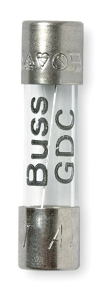 Bussmann Bussmann GDC-200MA Glass Fuse 200mA 250V AC 35A 5 PK — product photo