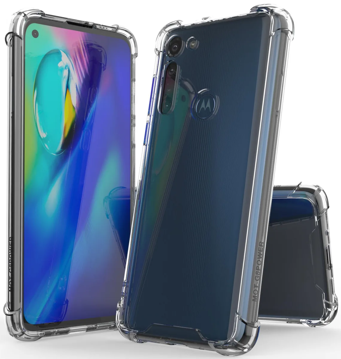 Nakedcellphone Nakedcellphone AquaFlex Clear Case for Motorola Moto G8 Power — product photo