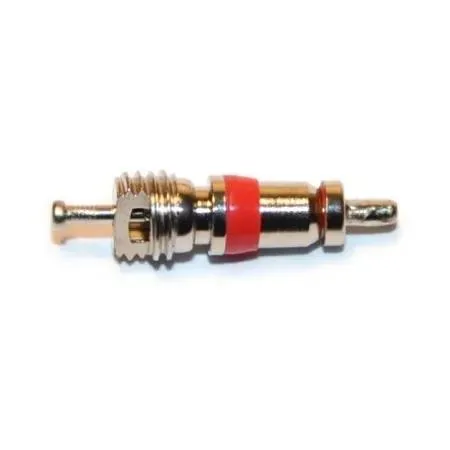 Small transparent valve cores in a clear pack