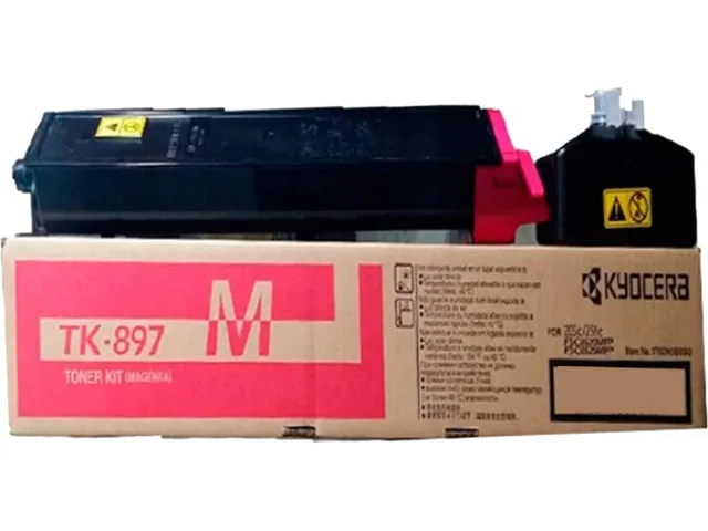 Kyocera Kyocera TK897M Magenta Toner Cartridge 6000 Pages — product photo