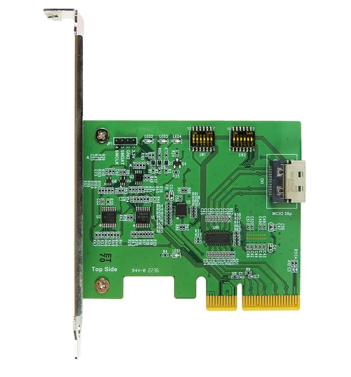 Innocard Innocard PCIe Gen4 ReDriver MCIO 38P gender changer — product photo