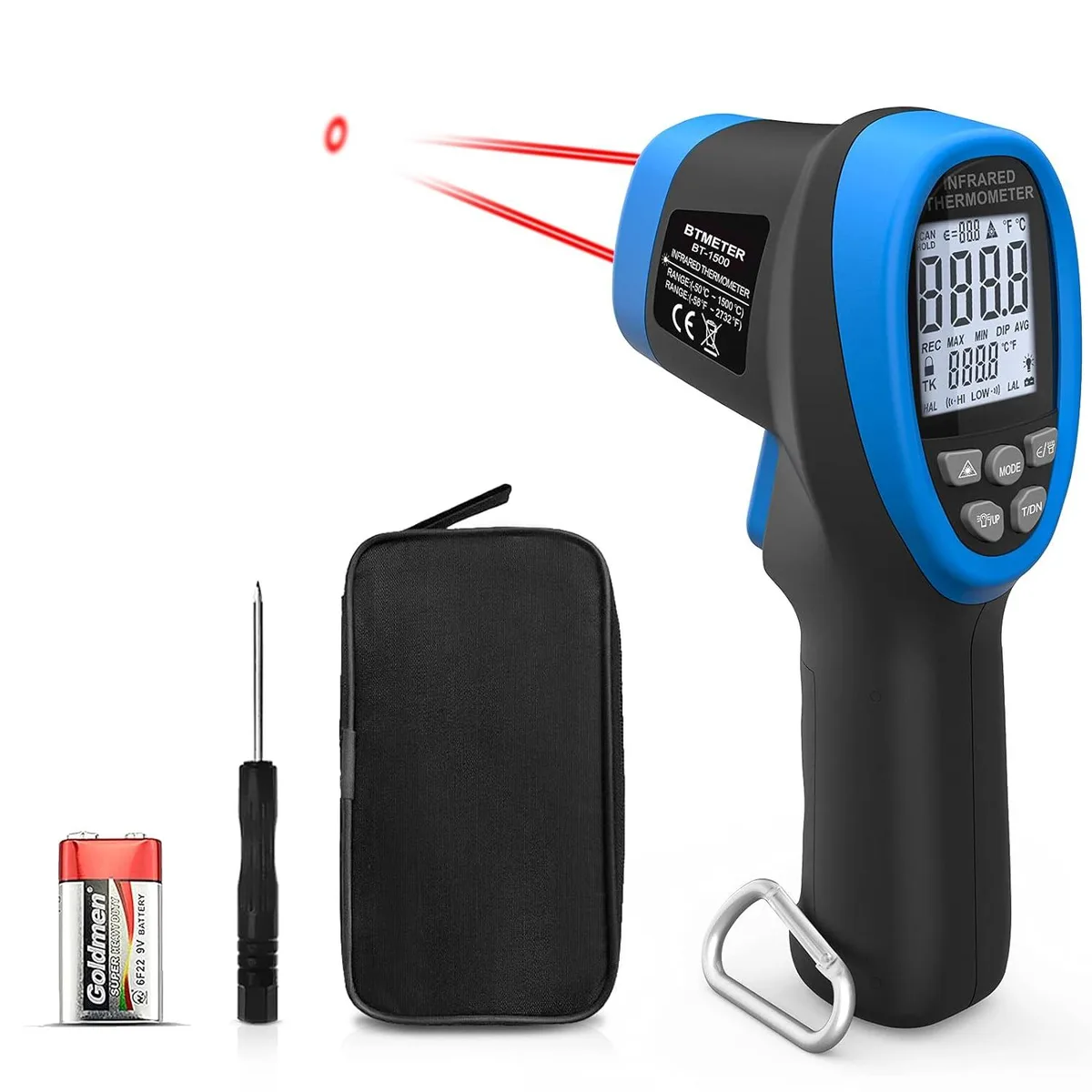 WUQ WUQ BT-1500 30:1 Infrared Thermometer -50 to 1500°C — product photo