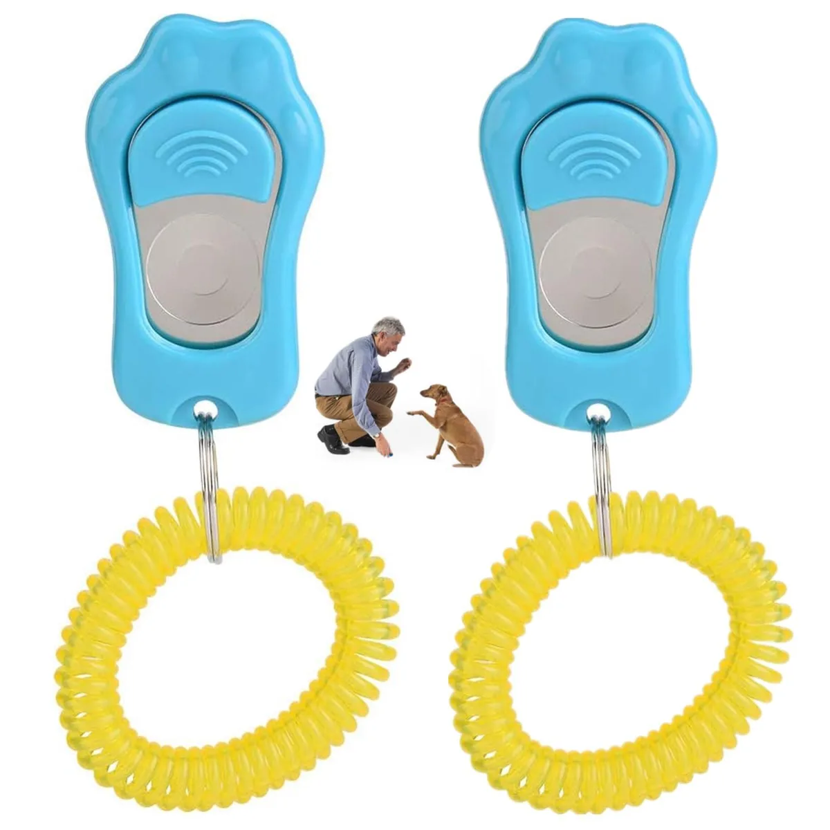  Malijnxin MX21 Clicker 2-Pack Sky Blue 3.54×3.07×1.18 in — product photo