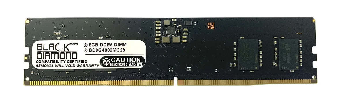 Black Diamond Memory Black Diamond Memory BD8G4800MC28 8GB DDR5 4800 memory upgrade — product photo