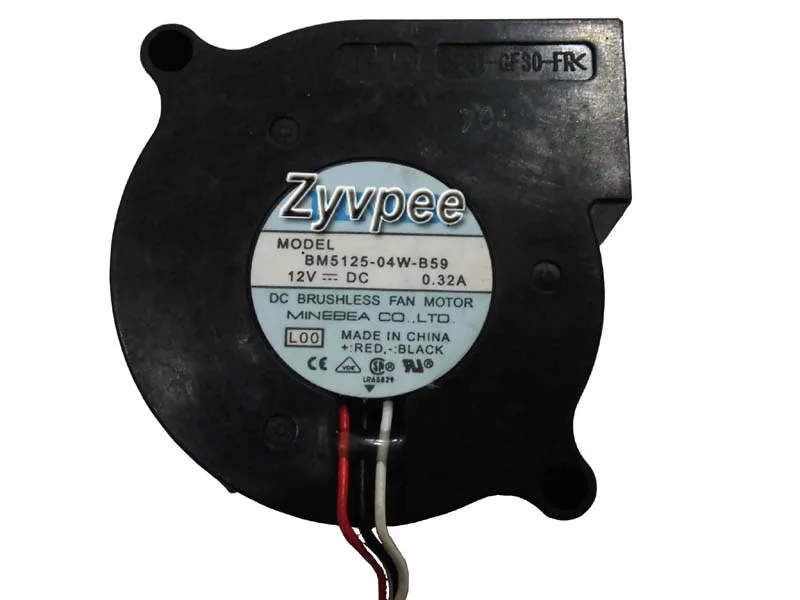 Zyvpee Zyvpee BM5125-04W-B59 L00 51x25mm 3-pin case fan — product photo