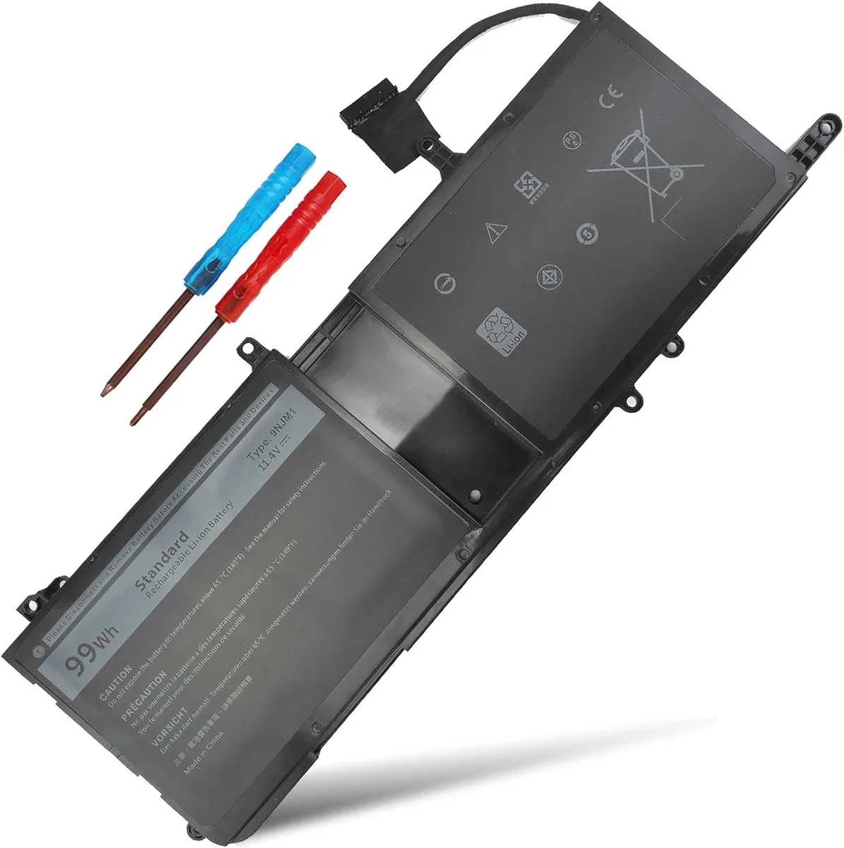 NShi NShi 99WH 9NJM1 laptop battery for Alienware 15 R3 R4 17 R4 R5 — product photo