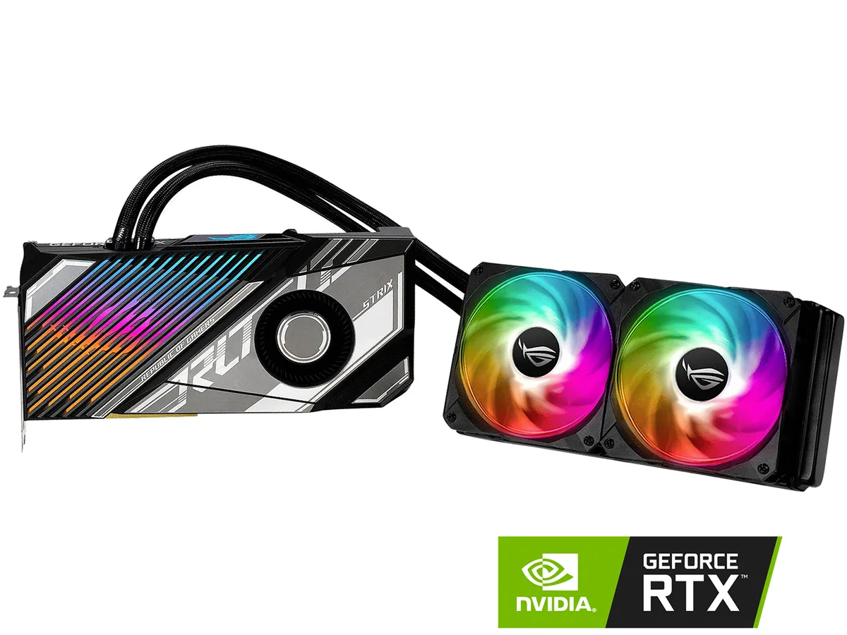ASUS ASUS ROG-STRIX-LC-RTX3080TI-12G-GAMING GeForce RTX 3080 Ti 12GB graphics card — product photo