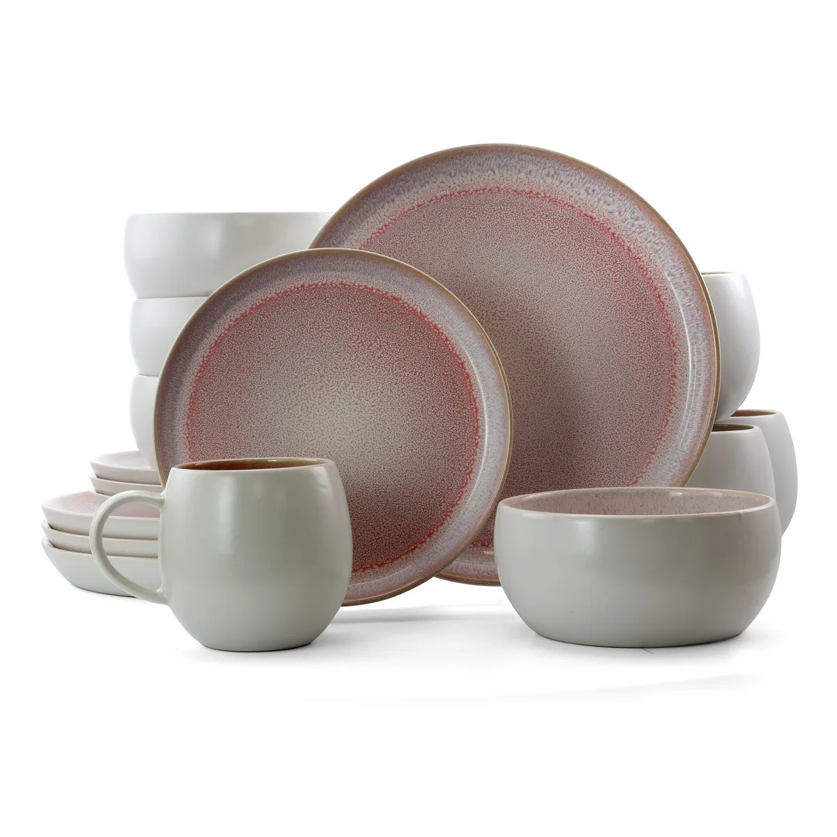 Elama Elama EL-MOCHAMUAVE16 16 piece dinnerware set — product photo