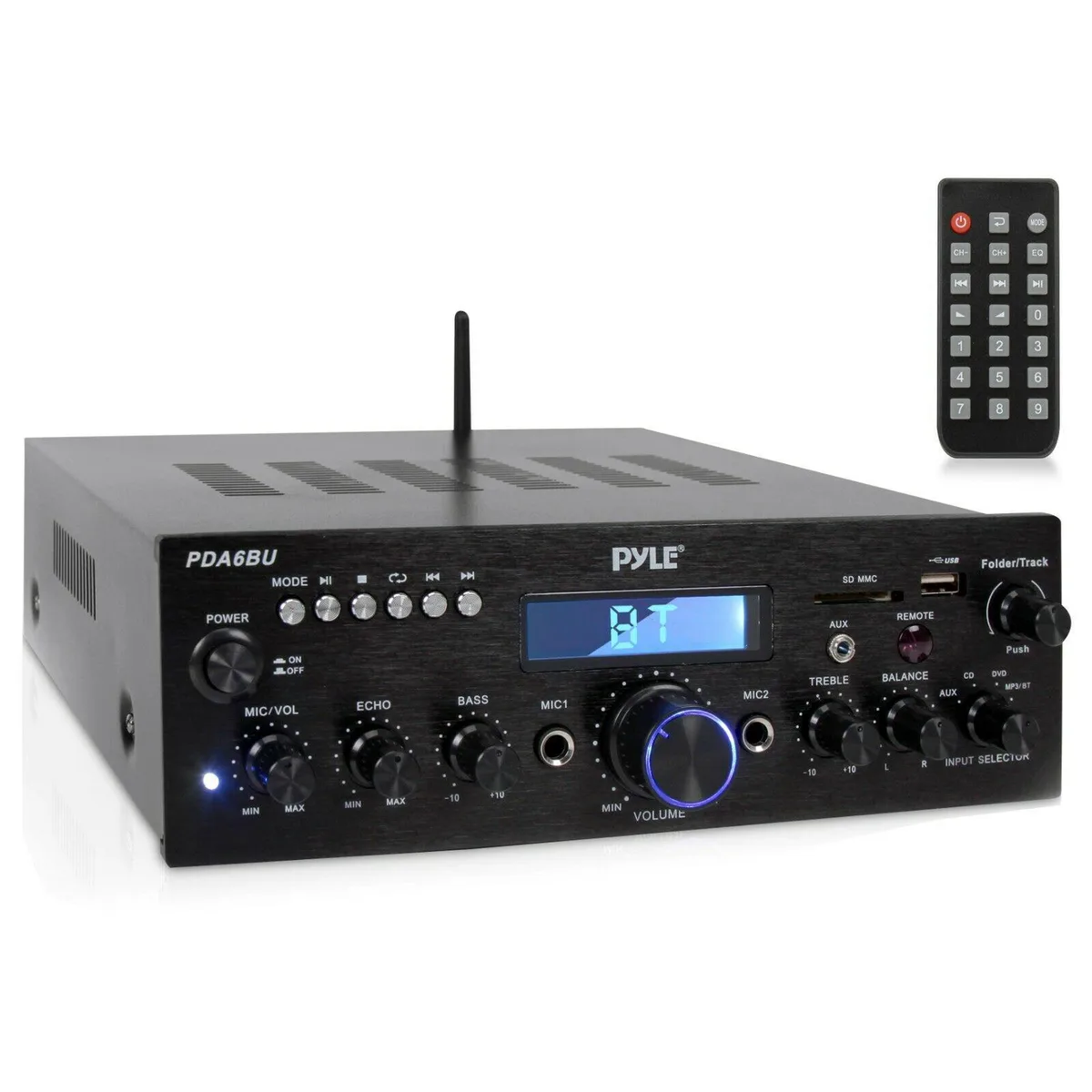 Pyle Pyle Compact Bluetooth Stereo Amplifier Receiver with FM — product photo