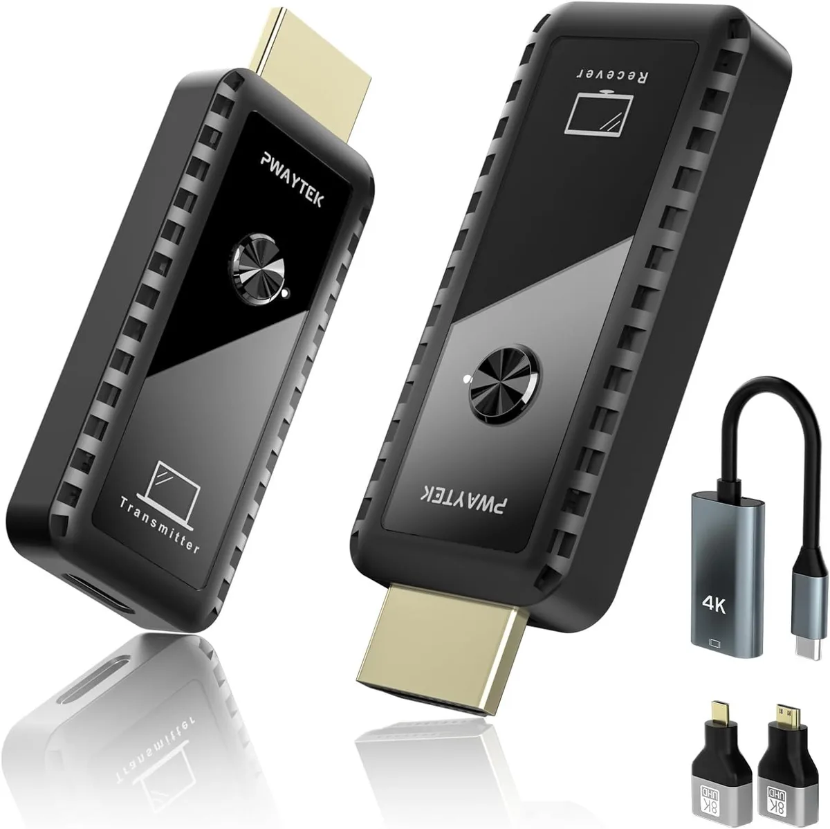 EDIMAX EDIMAX Wireless HDMI Extender Kit with Adapters 1080P 164ft 2.4GHz — product photo