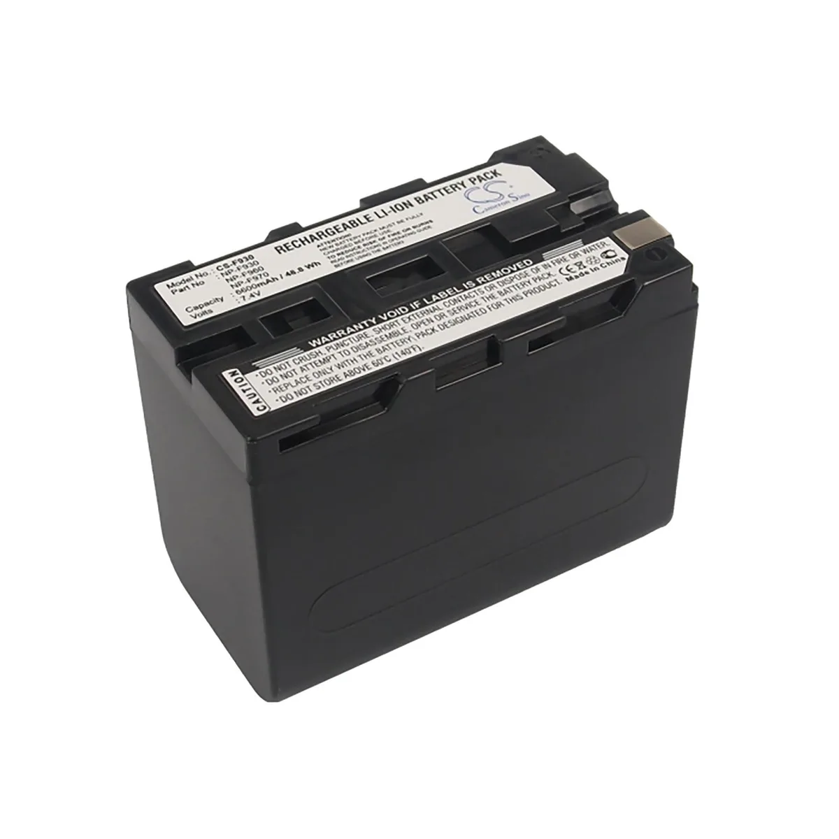 Centenex Electronics Centenex Electronics DS-CS-F930 Li-ion 6.6 Ah Dark Grey GPS battery — product photo